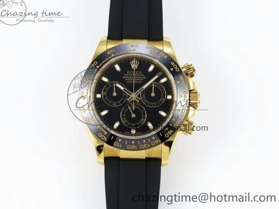 MiroTime 0207 Daytona 116518 QF 1:1 Best Edition Black Dial on Oysterflex Strap SH4130 V3 (Gain Weight) TravelReady 1684